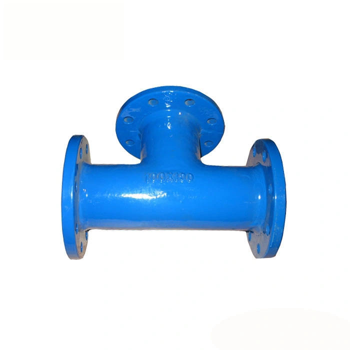 Awwa C110 Di Ductile Iron Flanged Pipe Fitting Equal Tee