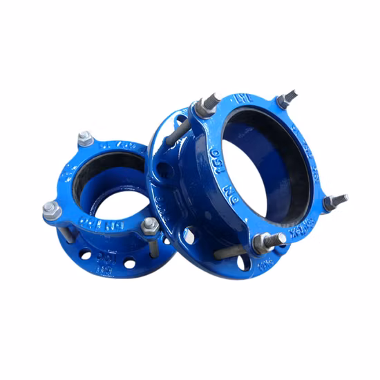 En545 DN40 Adaptador de flange universal de ferro fundido dúctil para tubo PE