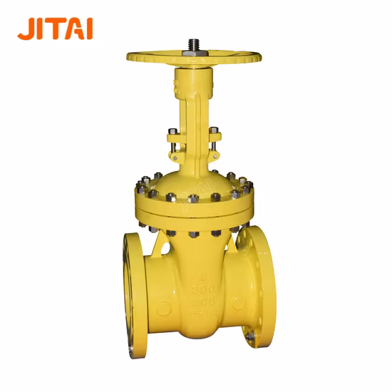 Haste ascendente em aço fundido com furo completo com flange dupla OS&Y Wedge API 600 Válvula gaveta (preço do fabricante na China)